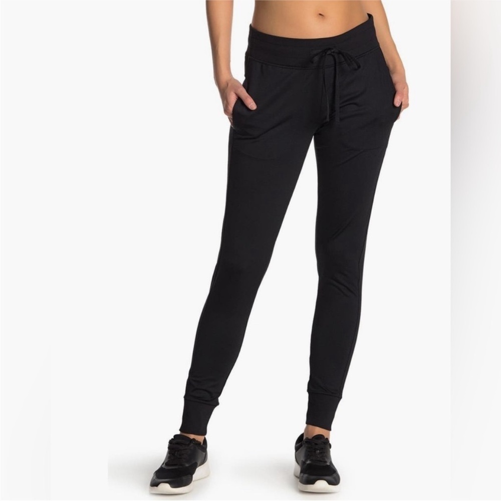Z By Zella Women’s Black Active Wear Drawstring Joggers Size XS